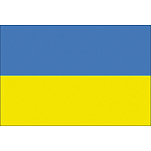 Флаг Украины гостевой Adria Bandiere BU022 30х45см