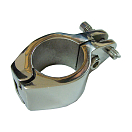 Купить Forniture nautiche italiane 6565386 Вилочный хомут из нержавеющей стали Золотистый Silver 30 mm  7ft.ru в интернет магазине Семь Футов