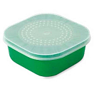 Купить Lineaeffe 6550004 Квадратная коробка для приманок Зеленый Green 0.50 L  7ft.ru в интернет магазине Семь Футов