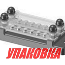 Колодка распределительная электромонтажная с защитной крышкой, 2 планки по 6 контактов (упаковка из 4 шт.) Marine Rocket MR336DC_pkg_4