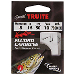 Ragot 140617021 Special Trout Spade End 7050BK Связанные Крючки 0.5 m 0.175 mm Серебристый 6 