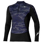 Mizuno A2GAA501-09-XL Базовый слой с длинным рукавом Virtual Body G3 Голубой Black XL