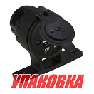 Разъем USB 5В 3.1А для крепления под приборную панель (упаковка из 10 шт.) AES.Co AES1118SU713_pkg_10