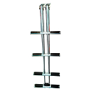 Купить Forniture nautiche italiane 3030354 4 Ступенчатая лестница Серебристый Silver 44 x 35 cm  7ft.ru в интернет магазине Семь Футов