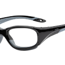 Спортивные очки с диоптриями Rec Specs / Slam XL / Shiny Black Grey, slamxlshbg5519135csf