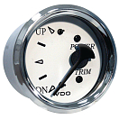 Купить Seachoice 50-15621 Trim Gauge Evinrude/Johnson Серый  Chrome / White 7ft.ru в интернет магазине Семь Футов