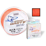 Zebco 2360038 Great White Тесьма 300 м Оранжевый Orange 0.380 mm 