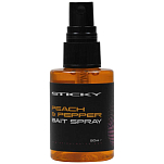 Sticky baits PEPBS Peach&Pepper 50ml Добавки для жидкой приманки Золотистый Brown