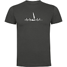 Купить Kruskis CA65500646S176 Футболка с коротким рукавом Sailing Heartbeat Серый Dark Grey 3XL 7ft.ru в интернет магазине Семь Футов