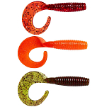 DAM SVS65441 Grup Curl Tail Мягкая приманка 55 mm 144 единицы Olive / Red