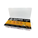 Savage gear SVS74015 Rib Worm Набор мягких приманок 60 единицы Mix Colours
