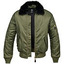 Купить Brandit 3175-1-S Куртка MA2 Fur Collar Зеленый  Olive S 7ft.ru в интернет магазине Семь Футов