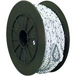 Seachoice 50-47741 Premium 3 Strand Якорная веревка 45.7 m Белая White / Blue 1/2´´ 