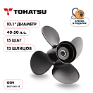 Купить Винт гребной  Skipper для Tohatsu 40-50HP, диаметр 10,1" алюминиевый, лопастей - 4, шаг 15" OEM: SK3057-4101-15 в интернет магазине Семь Футов