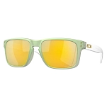 Oakley OO9102-Y055 поляризованные солнцезащитные очки Holbrook Золотистый Dark Jade Opaline Prizm 24K Polarized/CAT3