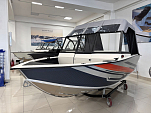 Моторная лодка, Триера 460 FISH_new, белый с Suzuki DF50ATL KITTR66