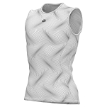 Alé L23147400-03 Безрукавная базовая футболка Rift Белая White M-L