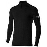 Sixs T13M-SMWO-NE Базовый слой с длинным рукавом TS13 Merinos Черный Wool Black S-M