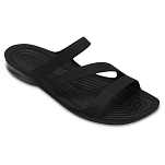 Crocs 203998-060b-w6 Шлёпанцы Swiftwater Black / Black 32x20x10 EU 36