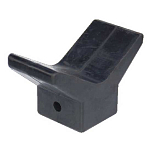 Tiedown engineering 241-86491 Rubber V Bow Stop Черный  Black 101 mm 