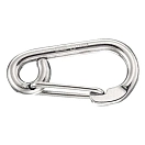 Купить Plastimo 409784 Симметричный карабин из нержавеющей стали с ушками Silver 80 mm 7ft.ru в интернет магазине Семь Футов