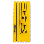 Black cat 4336121 Big Bait Ghost Rig Крюк Желтый  Grey XL 