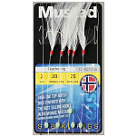 Mustad 108149 Feather Rig 5 Hooks Белая  2 