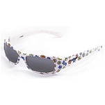 Ocean sunglasses 17300.3 поляризованные солнцезащитные очки Uluwatu Shiny White / Flowers 25x12x10 Smoke / CAT3