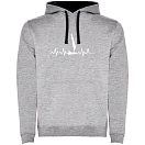Купить Kruskis SU1067045802S176 Толстовка с капюшоном Sailing Heartbeat Two-Colour Серый Heather Grey / Black XL 7ft.ru в интернет магазине Семь Футов