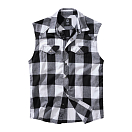 Купить Brandit 4031-46-7XL Рубашка Check Белая  White / Black 7XL 7ft.ru в интернет магазине Семь Футов