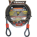 Купить Trimax locks 255-TDL1510 Quadra Braid Trimaflex Кабель 15´ Черный 7ft.ru в интернет магазине Семь Футов