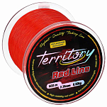 Mikado ZTR6-035 Territory Мононить 600 м Красный  Red Mat 0.350 mm 