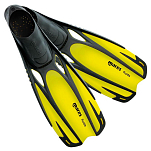 Ласты для плавания нерегулируемые Mares Fluida 410329 размер 36-37 желтый