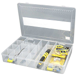 SPRO 006515-00700-00000-00 Коробка для снастей Белая  Transparent 315 x 215 x 50 mm 