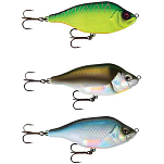 Fox rage NHL408 Hitcher Jerk&Twitch Sinking Безгубые воблеры 120 Mm 60g Золотистый UV Striped Shiner