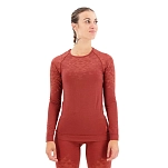 Odlo 111171-30887-xl Базовый слой с длинным рукавом Kinship PW 200 Spiced Apple Melange 30x25x2