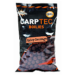 Dynamite baits ADY041159 Carp Tec Spicy Sausage 1kg Бойлы Серебристый Brown 20 mm 