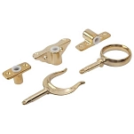 Seadog line 354-5806001 Поддержка для верхнего крепления уключины Brass 101.6 x 12.7 mm