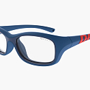 Спортивные очки с диоптриями Demetz Softness R / Matte Navy / Red Colorless Cat.0, softness556351