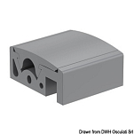 QBE fender profile grey RAL 7047 65 mm 24m, 44.100.01