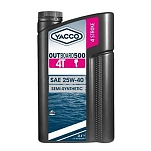 Yacco ya118 Масло Outboard 500 4T 25W40 5L Green 30x20x20