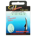 Gamakatsu 140315-01600-00012-00 Booklet Feeder G1-102 Связанные Крючки Серый Nickel 16 