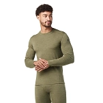 Smartwool R-16819258-SW016350K661.M Базовый слой с длинным рукавом Merino 250 Base Layer Pattern Crew отремонтированы Зеленый Winter Moss Heather M
