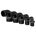 Trudesign 1804876 Резьбовой соединитель для шланга Серебристый Black 1/2´´