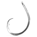 Mustad 383272 39950 TNP Demon Perdect Circle Triangle Point Крюк Серебристый Tennese Shad 8/0 