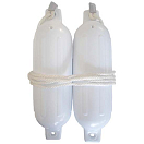 Купить Seachoice 50-79271 Twin Eye Комплект швартовых кранцев Белая White 17 x 58 cm  7ft.ru в интернет магазине Семь Футов