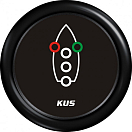 Купить Индикатор включения ходовых огней KUS BB KY99202 Ø52мм 12/24В IP67 чёрный/чёрный 7ft.ru в интернет магазине Семь Футов