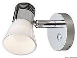Точечный LED светильник 10/30В 3Вт хромированный корпус с диммируемым выключателем, Osculati 13.439.56