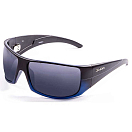 Купить Ocean sunglasses 18300.5 поляризованные солнцезащитные очки Brasilman Matte Black Up / Dark Blue Down 7ft.ru в интернет магазине Семь Футов