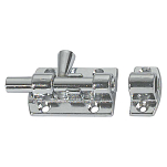 Foresti & suardi 4848677 Хромированная латунная защелка Silver 90 x 30 mm 